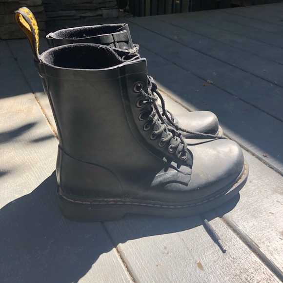 Dr. Martens Shoes - Doc Martens Vegan Leather Laceup Boots